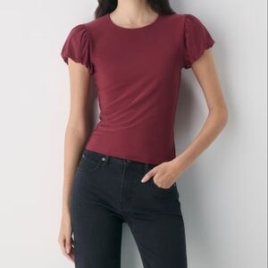 NWT Aritzia Wilfred Olimpia Top in Red